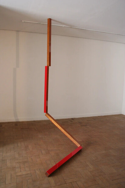 Artur Lescher, Sem título # 16, da série Metaméricos (Linha Vermelha), 2007. Cortesia de Nara Roesler