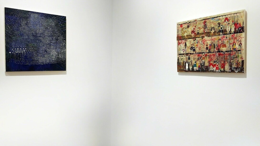 Regrouping, Exhibition view. Courtesy of Edward Thorp Gallery