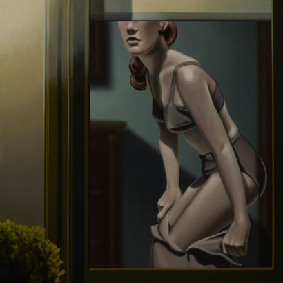 R. Kenton Nelson, Privacy, 2017. Courtesy of Caldwell Snyder Gallery