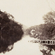 William Henry Fox Talbot
English, 1800–1877
Loch Katrine (Loch Katrine Pier, Scene of the Lady of the Lake), Plate XI from Sun Pictures in Scotland
1844 (published 1845)
Salted paper print
Image: 6 ¾ x 8 5/16 in. (17.1 x 21.1 cm); sheet: 7 ¼ x 9 1/16 in. (18.4 x 23.0 cm)
Sidney and Lois Eskenazi Museum of Art