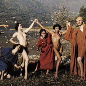 Johann Adam Meisenbach, Dancers on lake Maggiore near Ascona (by Rudolf von Laban), 1914. Mit freundlicher genehmigung der Bundeskunsthalle