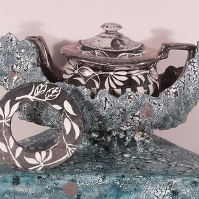 Chanting on the Edge of the Volcano. Courtesy of Carter Burden Gallery 