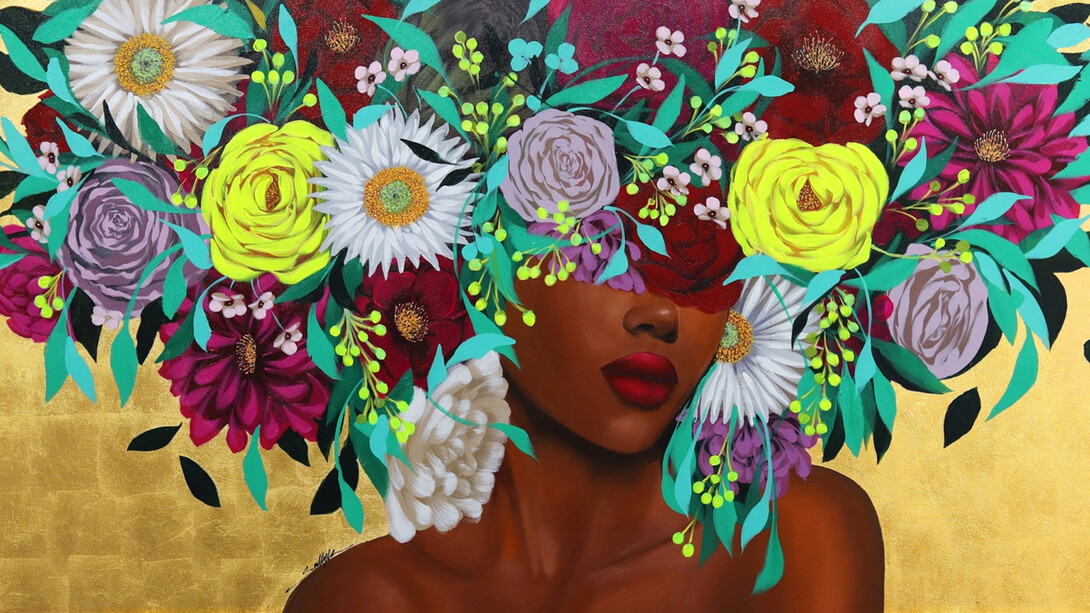 Sally K, Nakia, 40x79 inches. Courtesy of the artist and Artspace Warehouse