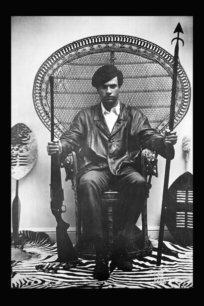 Huey Newton, Portrait, ph. Blair Stapp