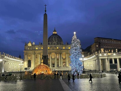 A view of Saint Peter's Square in January 2023