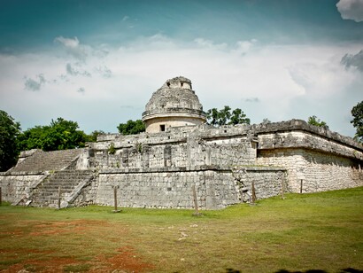Chichén Itzá, Yucatán, el Observatorio. Fotografía Rebeca Rodríguez Elías, 2014       