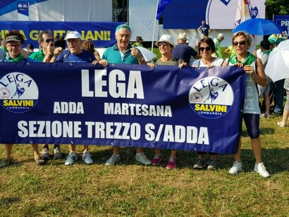 Una delegazione della Lega