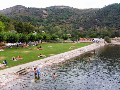 Playa de Villafranca del Bierzo (León)