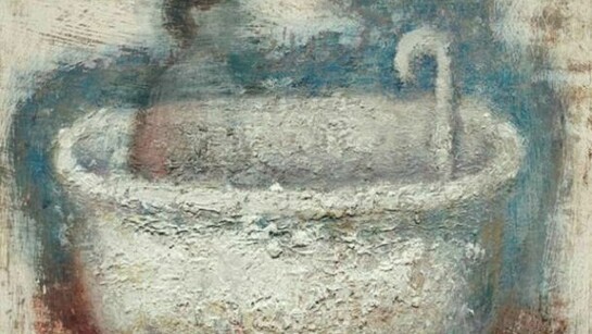 John Lees, Phantom Lady in a Bathtub, 2012Oil on Panel9 x 12 in. (23 x 30.5 cm)JL13919