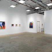 Jessica Vollrath, The smell of rain on dust, exhibition view. Courtesy of Erin Cluley Gallery 