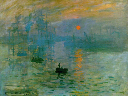 Claude Monet- Impresión, sol naciente, 1872 (versión 3)