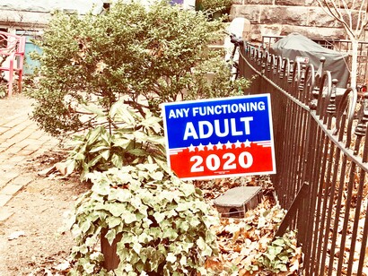 The political statement that reflects the times we are in concerning leadership