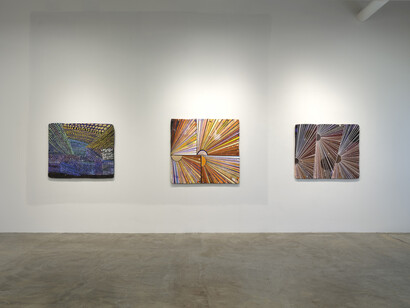 Nathan Randall Green, Full of song, exhibition view. Courtesy of Erin Cluley Gallery 