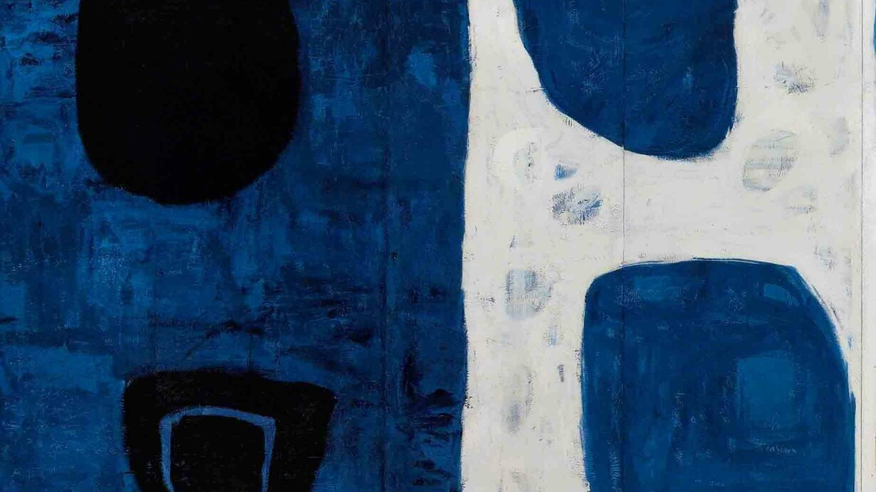 William Scott RA (1913-89), Altnagelvin Mural (The Four Seasons), detail, 1958-61, Oil on plywood, © 2014 William Scott Foundation, Private Collection