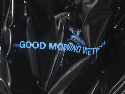 Gretchen Bender, Top ten grossing films of 1988: Good morning Vietnam, 1989 (detail). Courtesy of Sprüth Magers