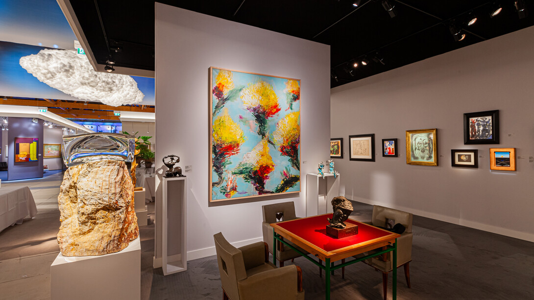 Galerie de la Béraudière, BRAFA 2024, exhibition view. Courtesy of BRAFA. Photo by Frederic Smeets