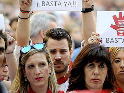 Manifestación en Pamplona contra las agresiones sexuales