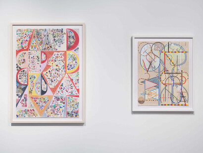 Elijah Burgher, A list of wishes, exhibition view. Courtesy of Western Exhibitions