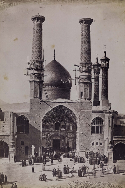 Antoin Sevruguin, Schrein der Fatima Masuma in Qum, Iran, ca. 1880-1896. Mit freundlicher Genehmigung des Museum Rietberg