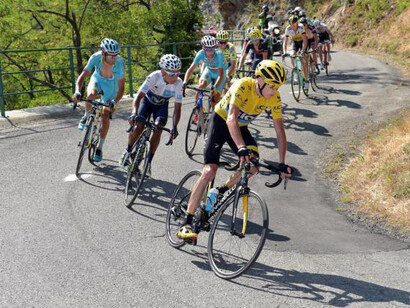 Una fase della corsa