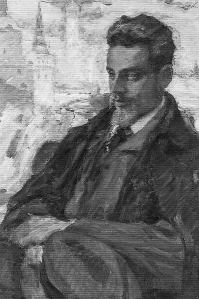 Retrato de Rainer Maria Rilke por Leonid Osipovich Pasternak