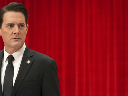 Kyle MacLachlan in una scena di Twin Peaks