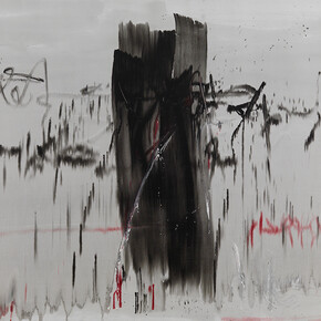 Jean Degottex, Aware I (détail), 1961. Avec l'aimable autorisation du Centre Pompidou Málaga