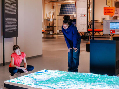 Klima. Wissen. Handeln! Ausstellungsansicht. Mit freundlicher genehmigung des Technischen Museums Wien