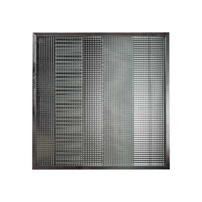 Nanda Vigo, Chronotopo, 1963, Aluminium and glass, 100 x 100 x 3 cm

