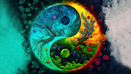 Yin yang symbol