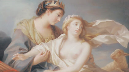 Elisabeth Vigée-LeBrun, Innocence taking refuge in the arms of Justice, 1779