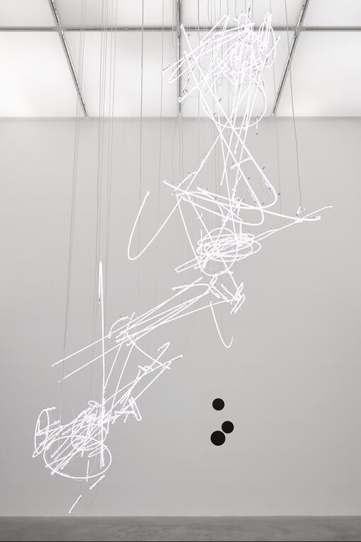 Cerith Wyn Evans, Exhibition view. Courtesy of White Cube