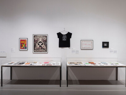 Love rules: the Harm reduction archives of Heather Edney and Richard Berkowitz, vista de exhibición. Cortesía del MoMA PS1