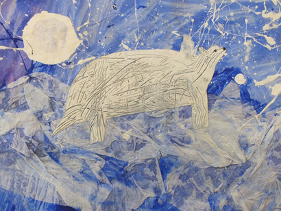 Reception, Stanley Shoring, polar bear