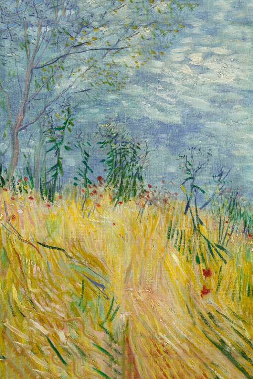 Vincent van Gogh, Edge of a wheat field with poppies, 1887. Courtesy of Denver Art Museum