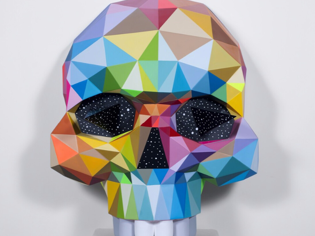 Okuda, Universal Vision of the Sky , 2017. Courtesy of StolenSpace Gallery