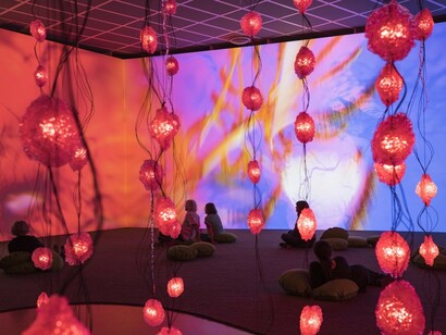 Pipilotti Rist, Pixelwald (Pixel Forest), 2016. Courtesy of New Museum