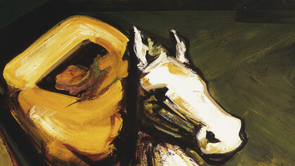 Fragmento de «Zapata, estudio para el mural del castillo de Chapultepec», (1966) 
 David Alfaro Siqueiros 