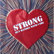 Rubem Robierb, Strong, 38”x38”, Hand Painting/Acrylic/Pigment Print/Stencil on Canvas