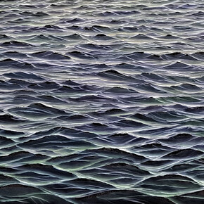 Kwang-sik Jung. Stone Wave, 51.2 X 23.6 X 0.79 in