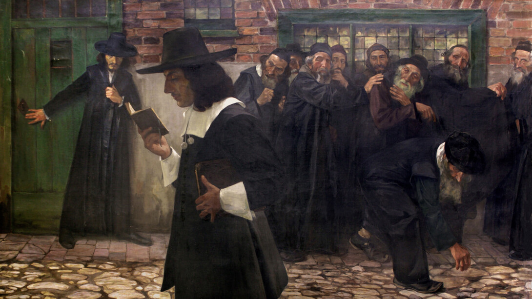 Samuel Hirszenberg; Spinoza excomulgado, 1907 (detalle)