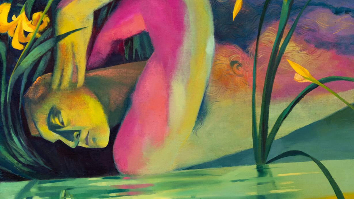 J. Carino, Looking back (detail), 2025. Courtesy of Yossi Milo Gallery
