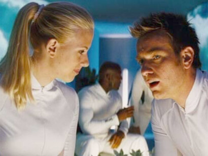 The Island con Ewan McGregor e Scarlett Johansson