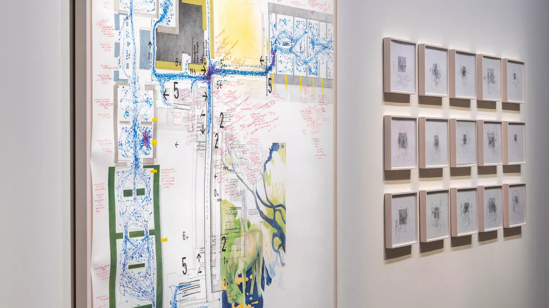 Larissa Fassler, État des lieux, vue d'exposition. Avec l'aimable autorisation du Musée d'Orsay