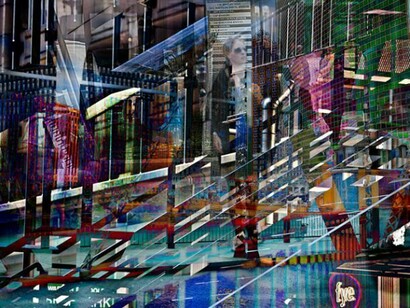 Alex Braverman, Merchandise Mart #104-30-61-87, Photographic Print on Metal, 40" x 60"