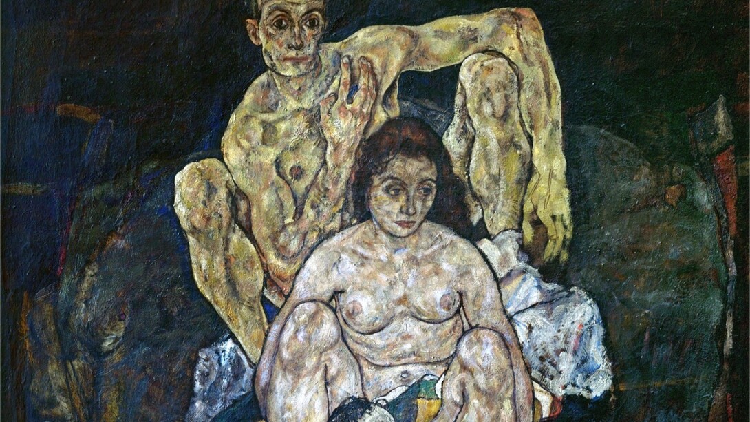 Egon Schiele pintó «La familia» (1918) por antes de que su esposa, embarazada de seis meses, falleciese a causa de la llamada gripe española. Tres días después, el propio pintor falleció de la misma enfermedad con apenas 28 años