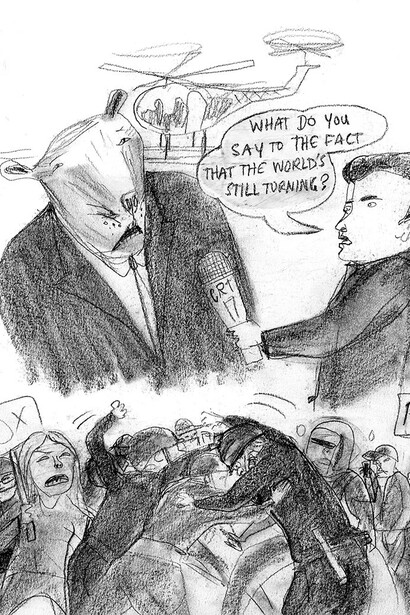 Deb Lucke, The year of the rat. Courtesy of Ethan Cohen Gallery 