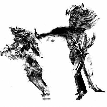 Grady Gordon, ‘the wild hunt’ 6 (2013), 15″ x 22″, monotype on rives bfk paper