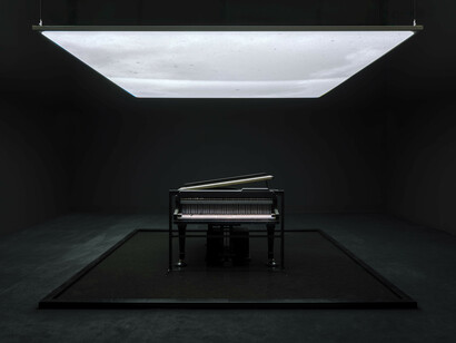 Ryuichi Sakamoto, Seeing sound, hearing time, ausstellungsansicht. Mit freundlicher genehmigung des Hamburger Bahnhofs