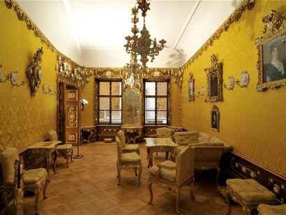 Barock rokoko klassizismus, ausstellungsansicht. Mit freundlicher genehmigung des Museum für angewandte Kunst